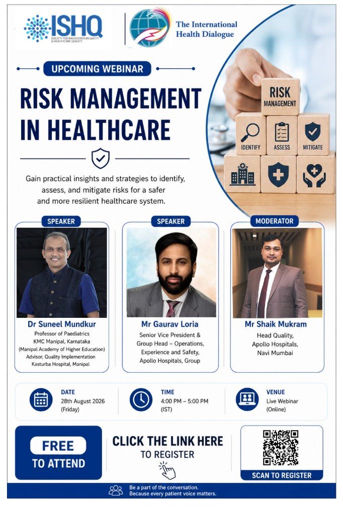 Risk Management in Healthcare Webinar - 28th August 2026